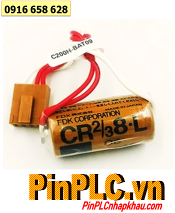 Omron C200H-BAT09; Pin nuôi nguồn PLC Omron C200H-BAT09 3v 2/3A 1800mAh chính hãng _Xuất xứ NHẬT